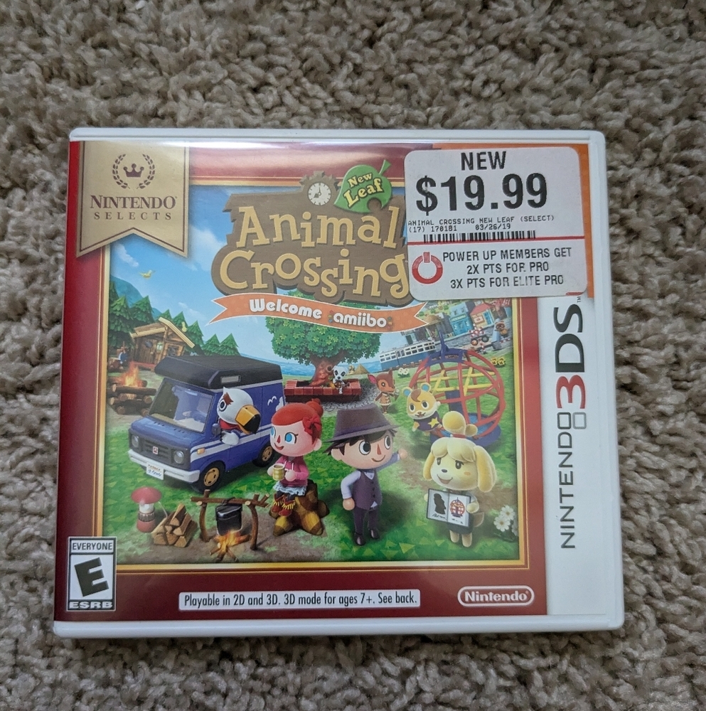 Nintendo 3DS Animal Crossing New Leaf Pre-Owned Game
